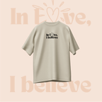 Tshirt oversize In Love I Believe 240g