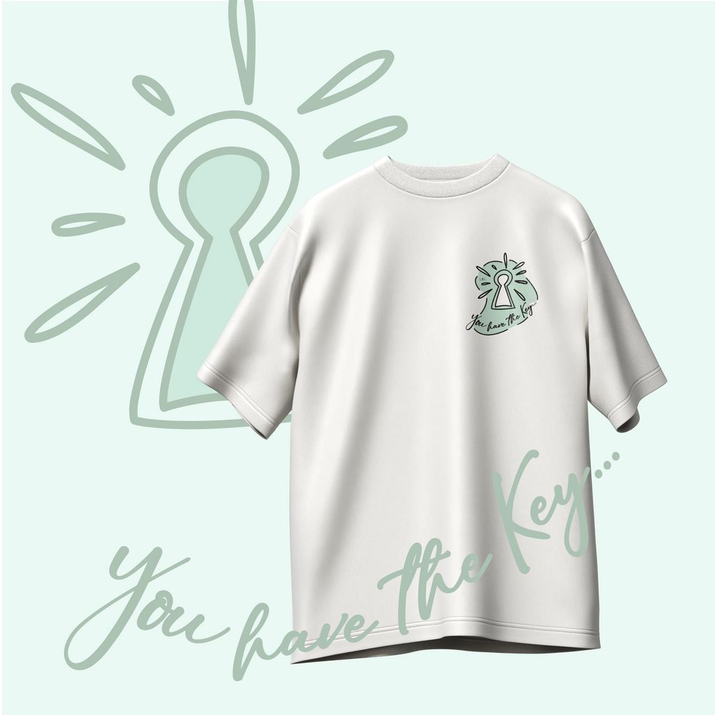 Matching tshirts (x2) Key/Heart oversize,220g