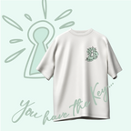 Matching tshirts (x2) Key/Heart oversize,220g