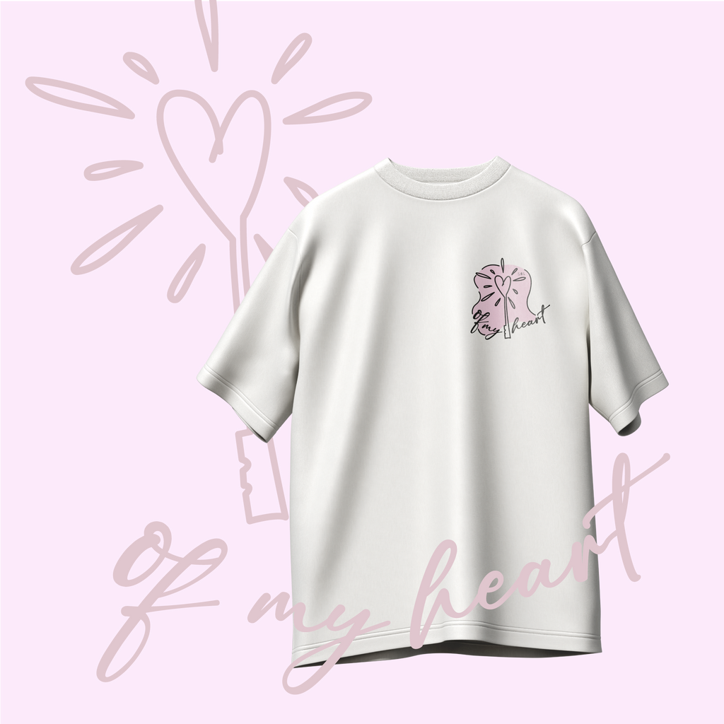 Matching tshirts (x2) Key/Heart oversize,220g
