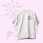 Matching tshirts (x2) Key/Heart oversize,220g