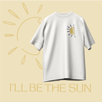 Matching tshirts (x2) Sun/Moon  oversize 220g