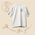 Matching tshirts (x2) Yin/Yang oversize 220g