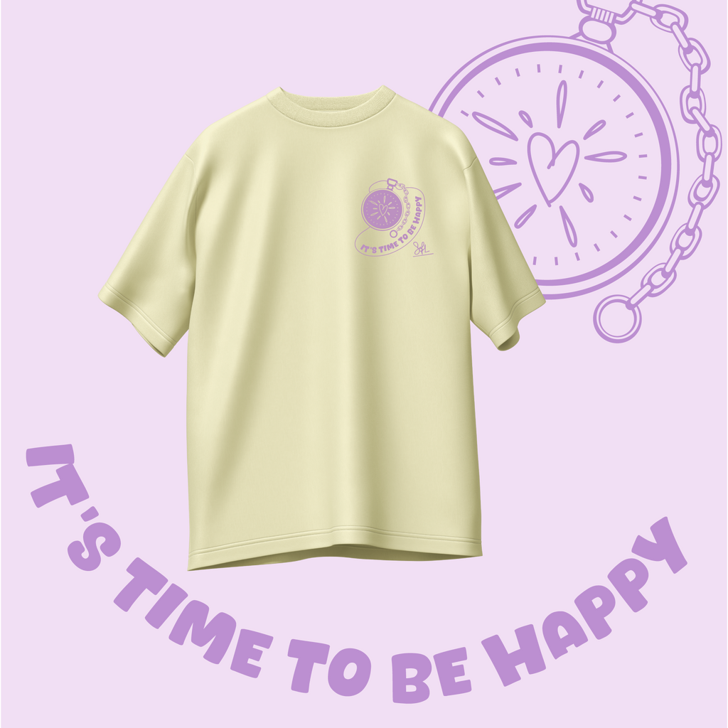 Tshirt Relax It's time to be Happy ! 155g