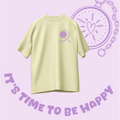Tshirt Relax It's time to be Happy ! 155g