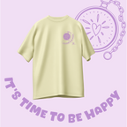 Tshirt Relax It's time to be Happy ! 155g