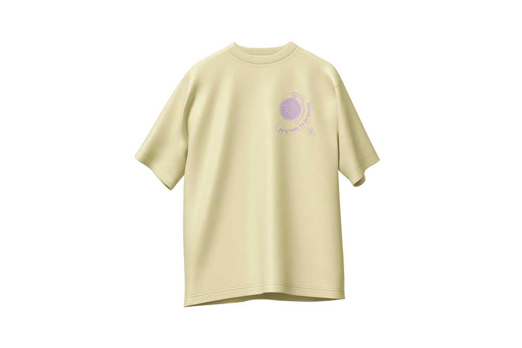 Tshirt Relax It's time to be Happy ! 155g