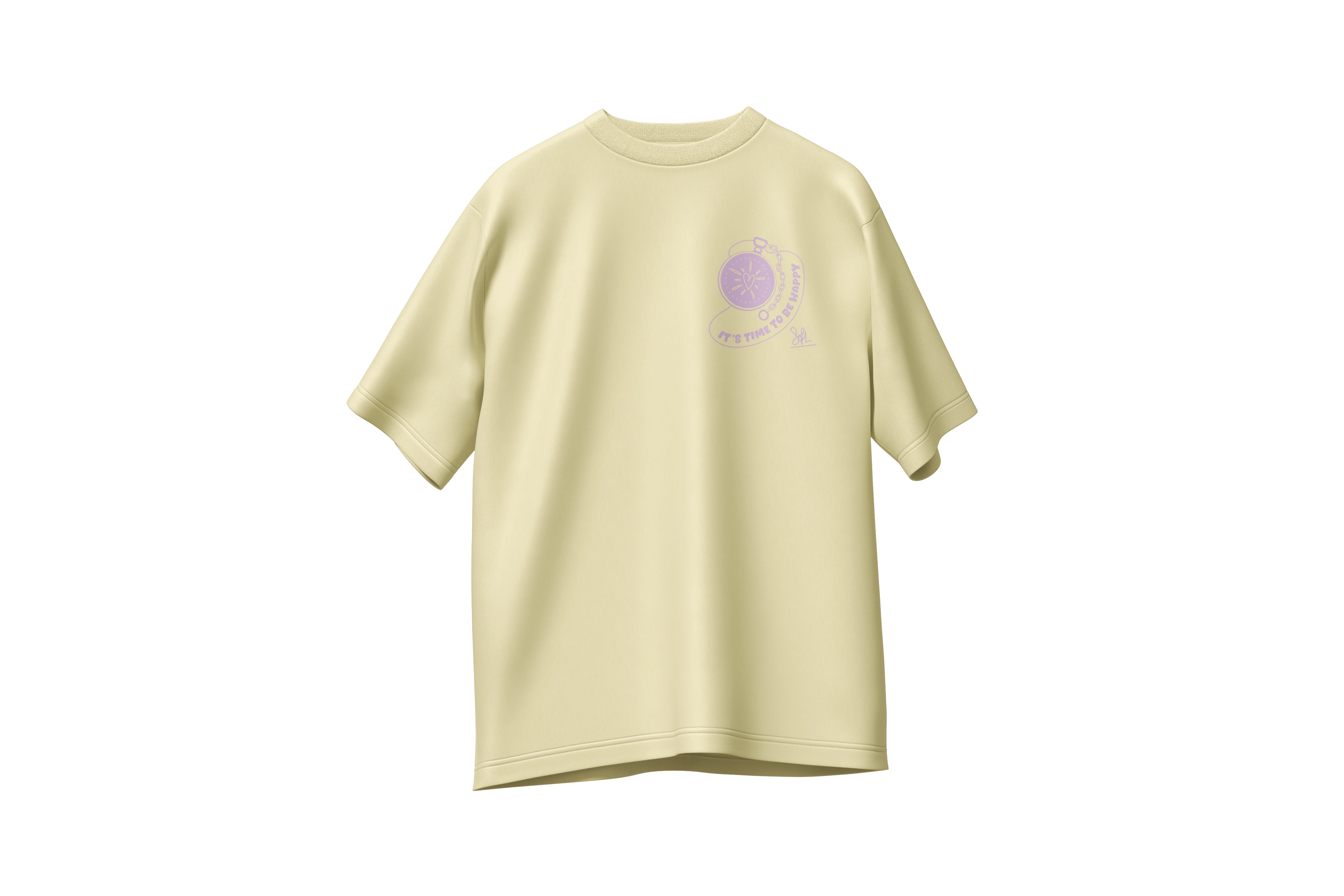 Tshirt Relax It's time to be Happy ! 155g