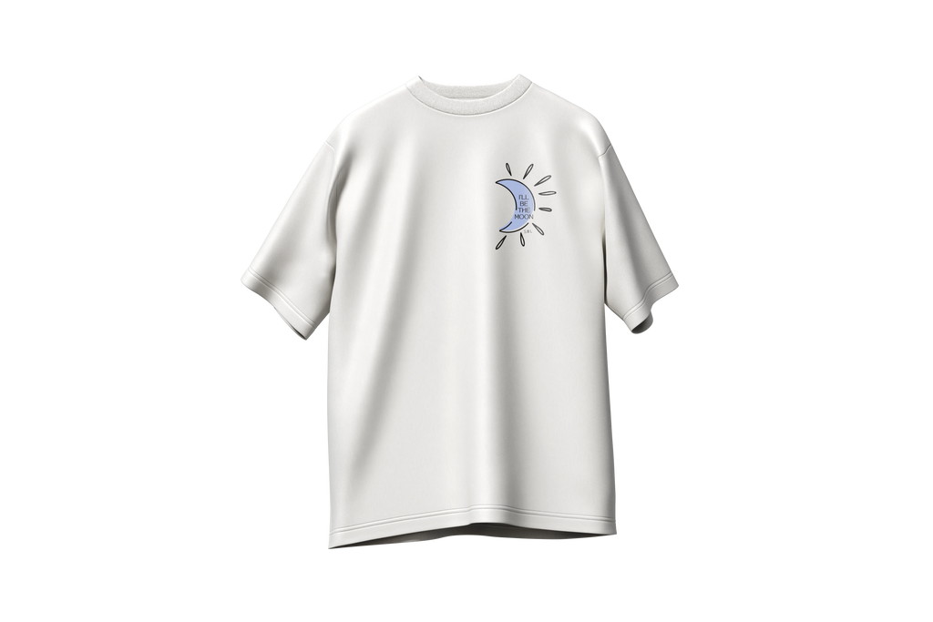 Matching tshirts (x2) Sun/Moon  oversize 220g