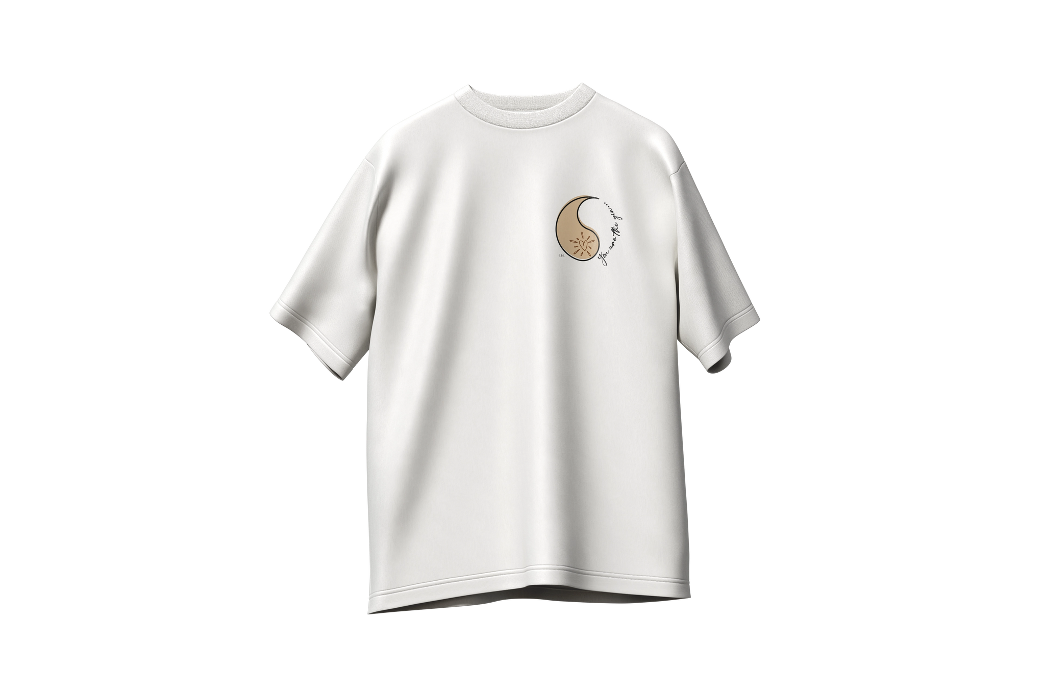 Matching tshirts (x2) Yin/Yang oversize 220g