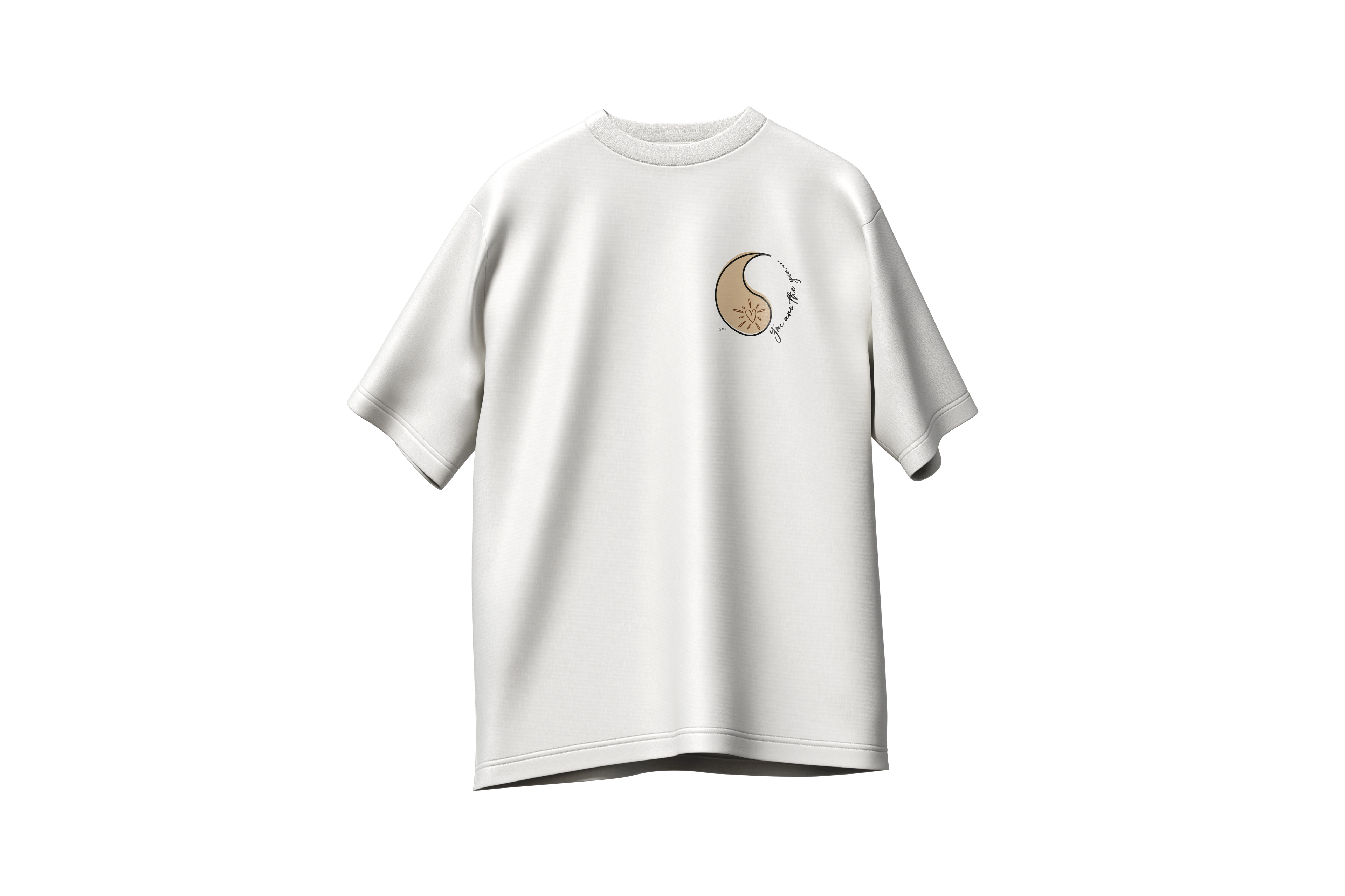 Matching tshirts (x2) Yin/Yang oversize 220g
